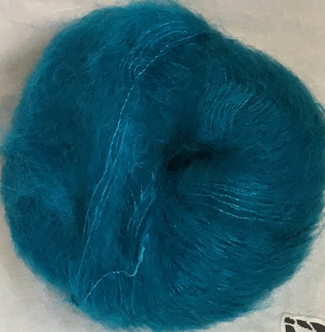 Silkemohair 80/20 Lagune