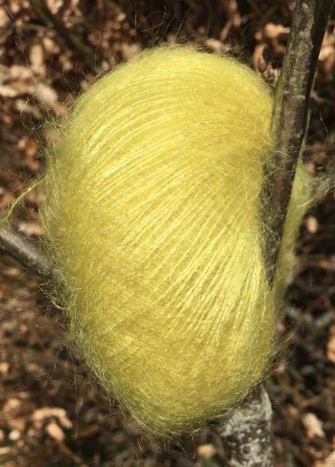 Silkemohair 60/40 Citron