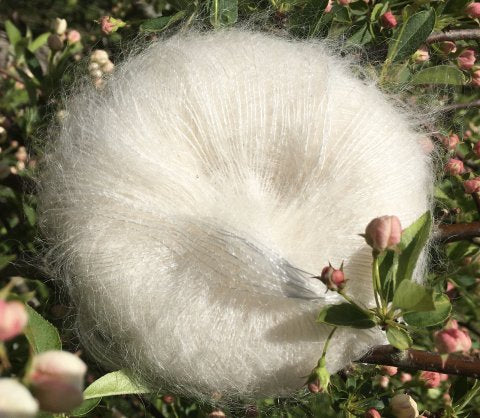 Silkemohair 60/40  Natur