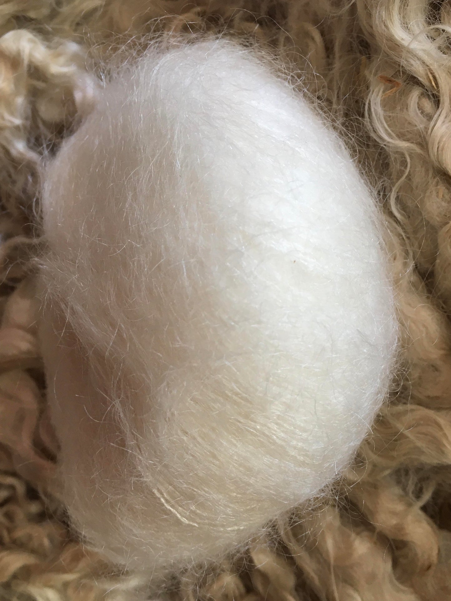 Silkemohair 80/20 Natur