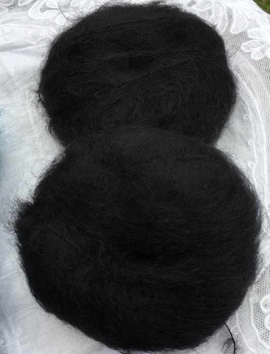 Silkemohair 80/20 Sort