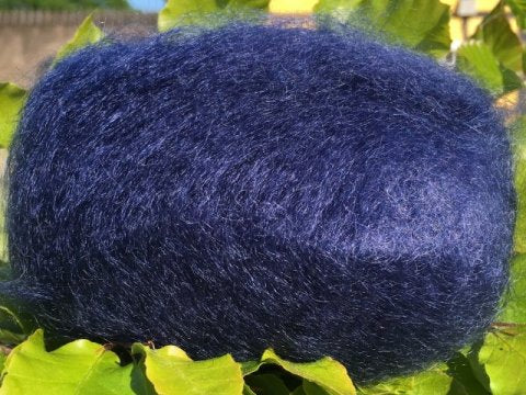 Chunky Mohair  Midnatsblå